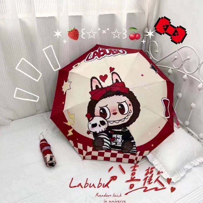 ร่มพับ2ตอนแบบพกพาลายการ์ตูนสุดฮิต พร้อมส่งที่ไทย