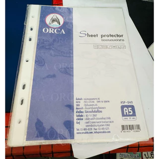 ไส้แฟ้ม A5 ซองอเนกประสงค์ แพค 20 ซอง ORCA 7รู ออร์ก้า SP-040 ซองเอกสาร ซองแฟ้ม เอห้า US.Station