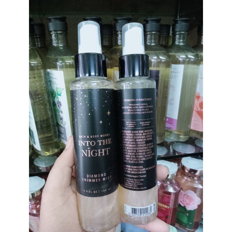 Bath & Body works Into the Night Diamond Shimmer mist4.9 fl oz / 145 mL