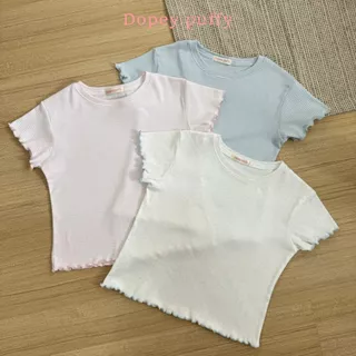 D04 เสื้อยืดคอกลมทรงbabytee - งานฉลุ 🌷
