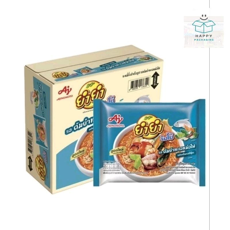 ยำยำ จัมโบ้ บะหมี่กึ่งสำเร็จรูป รสต้มยำทะเลหม้อไฟ 63 ก.× 30มาม่า
