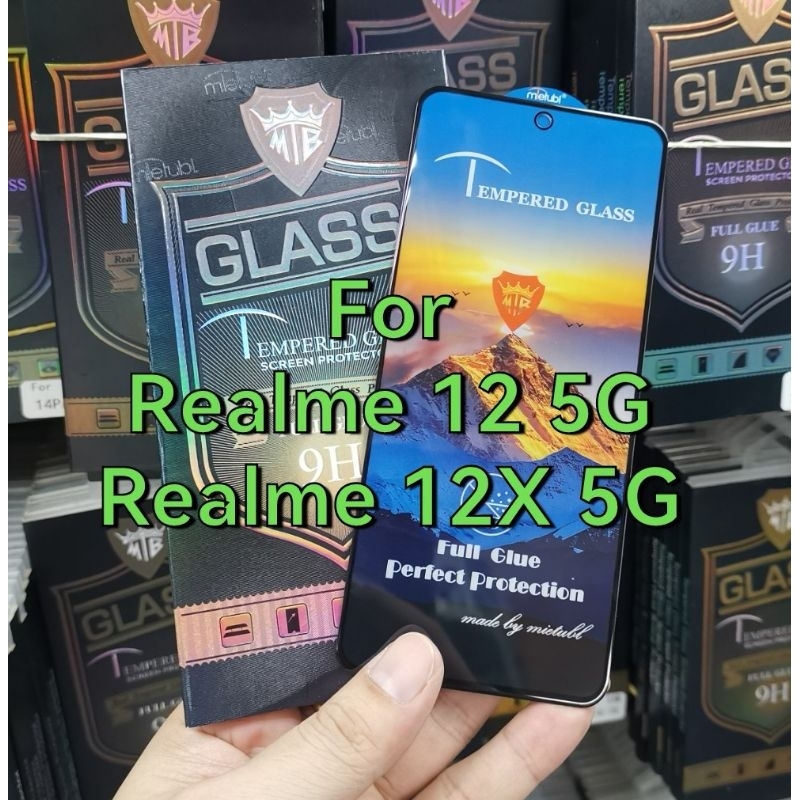 ✨พร้​อมส่งใน🇹🇭✨ฟิล์มกระจกFull​ For Realme 12 5G / Realme 12X 5G / Realme 12 Plus 5G / Realme 11 5G /