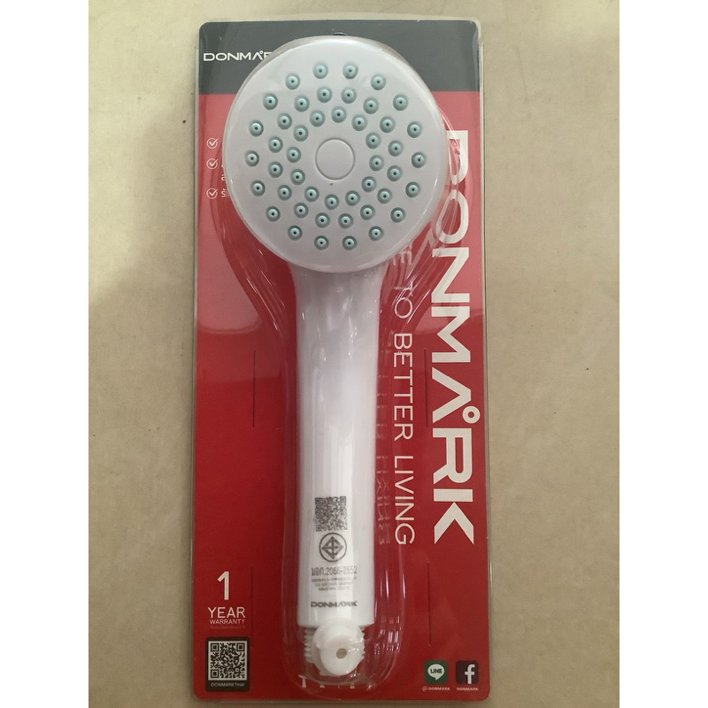 Donmark เฉพาะหัวฝักบัว สีขาว รุ่นCD18H