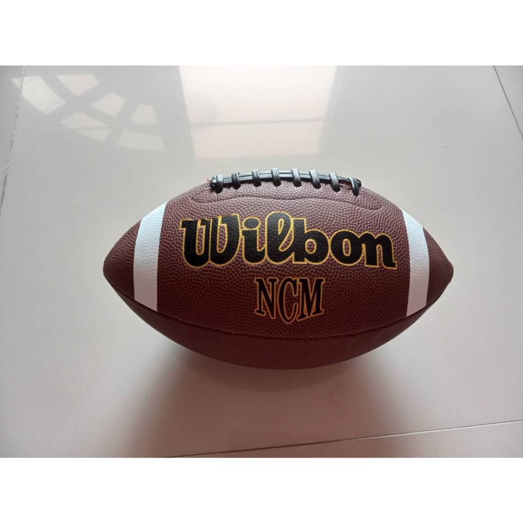 พร้อมส่ง อเมริกันฟุตบอล american football รักบี้ หนังเทียม ขนาดมาตรฐาน เบอร์ 9