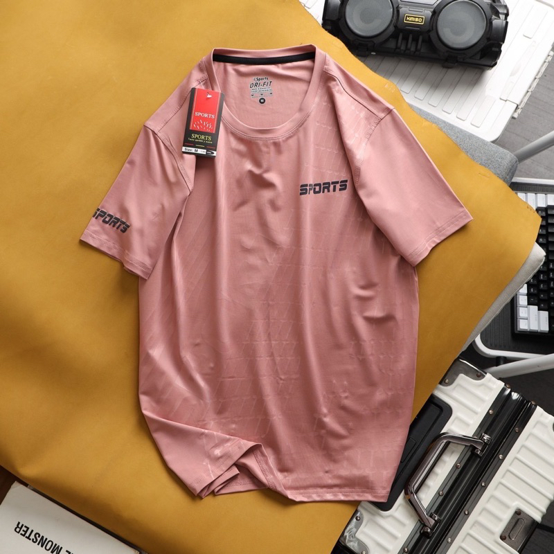 พร้อมส่ง! เสื้อกีฬาสปอร์ตคอกลม SPORTS เสื้อบอล มีครบไซส์ผ้านิ่มใส่สบายใส่ออกกำลังกาย ระบายความร้อนได้ดี