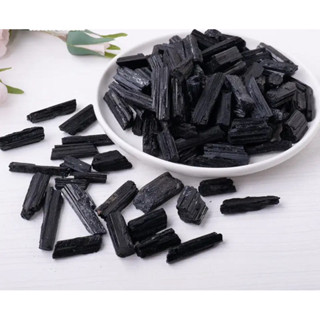 50G/BAG Natural Crystal Black Tourmaline Raw Stone ILrregula…