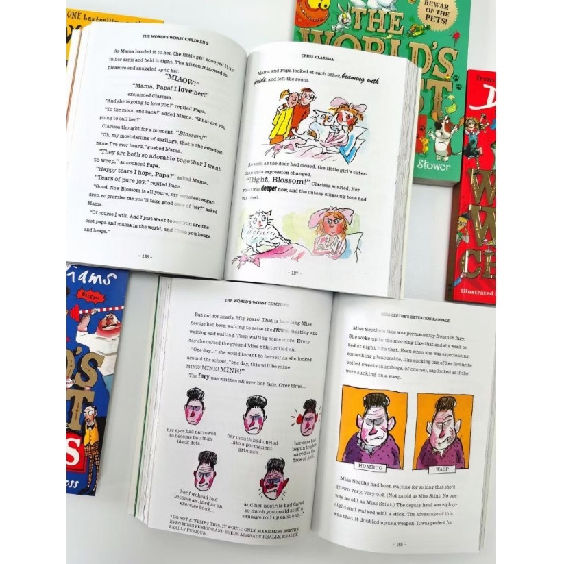 (ขายแยกเล่ม) The World’s Worst Children, Teacher, Pets, Parents, Monsters หนังสือภาษาอังกฤษ เด็กแสบ – David Williams ราคา ถูกที่สุด ดีลบีเคเค แกลเลอรีภาพที่ 5
