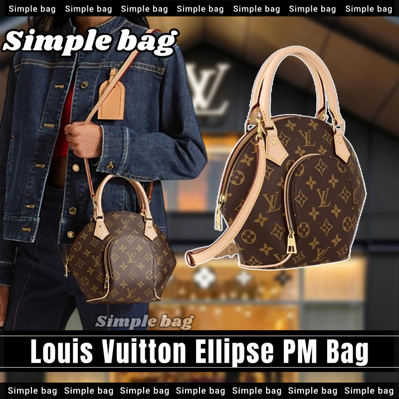 💯หลุยส์วิตตอง🍑Louis Vuitton Ellipse Shoulder bag LV กระเป๋า กระเป๋าสะพายเดี่ยว #Simple bag