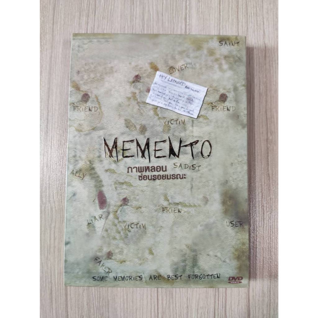 มือสอง Memento ภาพหลอนซ่อยรอยมรณะ DVD แผ่นแท้ English มีซับไทย ลด 50% จากปก