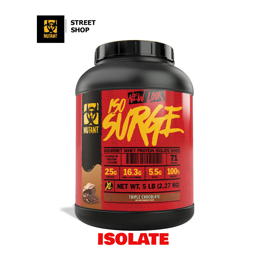EXP 05/2025 Mutant - ISO Surge 5lb Whey Protein Isolate [ 71 servings ]