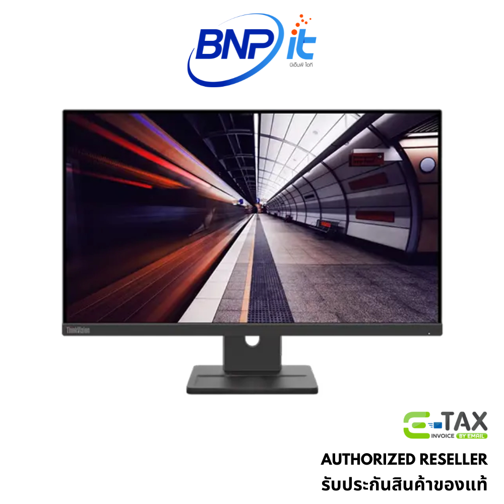 จอมอนิเตอร์ Lenovo ThinkVision Monitor E24-30 Size 23.8 นิ้ว IPS FHD Model 63EDMAR2WW  รับประกัน 3 ป