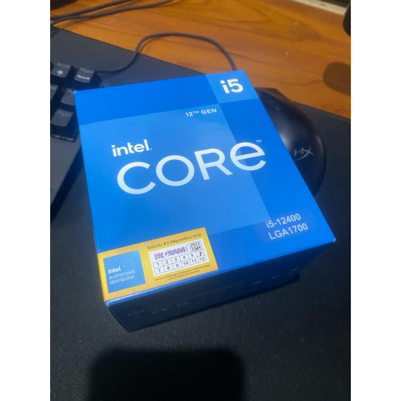 CPU INTEL Core I5-12400 (UHD730) มีออนบอร์ด สินค้ามือ2