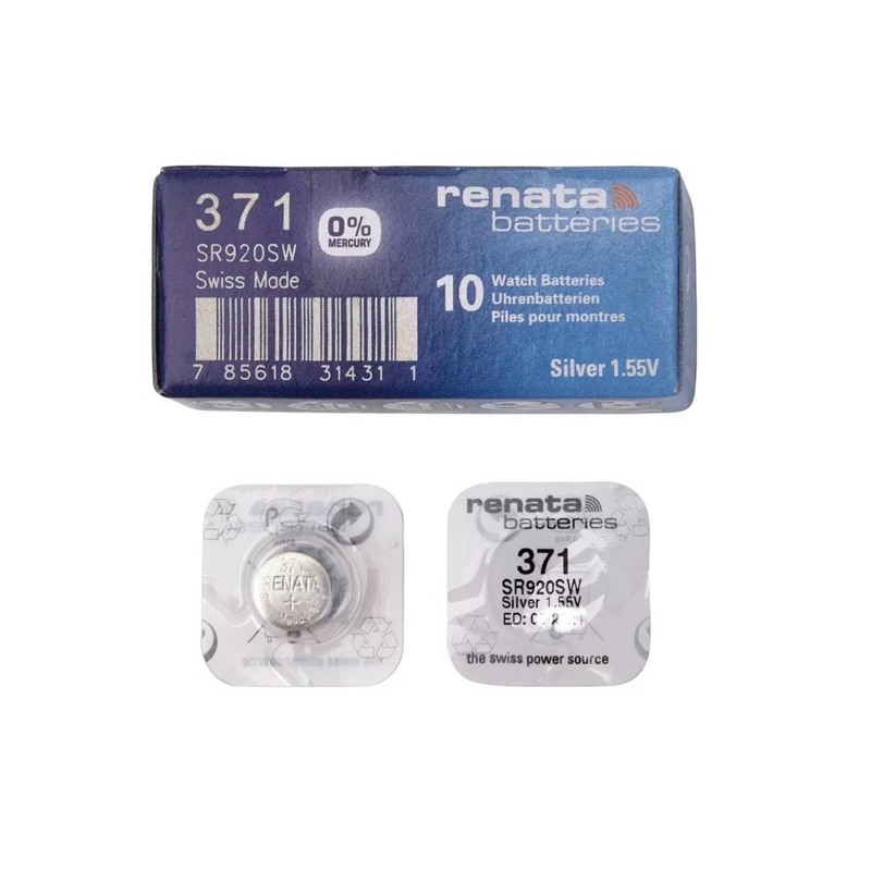 ถ่านนาฬิกาRenata 371/SR920SW 1ก้อน ของแท้