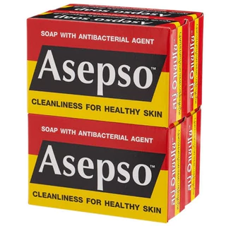 สบู่ อาเซปโซ Asepso 7สูตร ตำนานสบู่ ชำระล้างสิ่งสกปรกและแบคทีเรีย ขนาด 70-80 กรัม