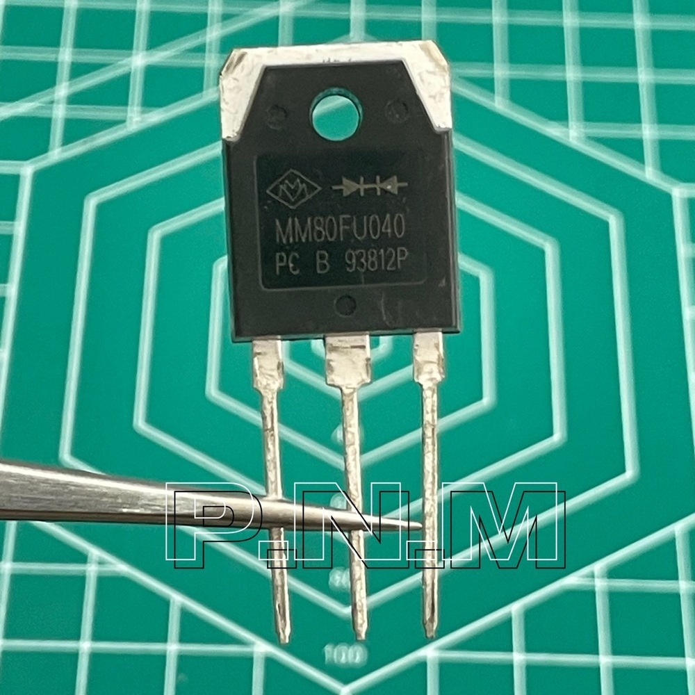 MM80FU040 TO-247 3 ขา อุลตร้าฟาส หัวชน 80A 400V ราคาต่อหนึ่งชิ้น