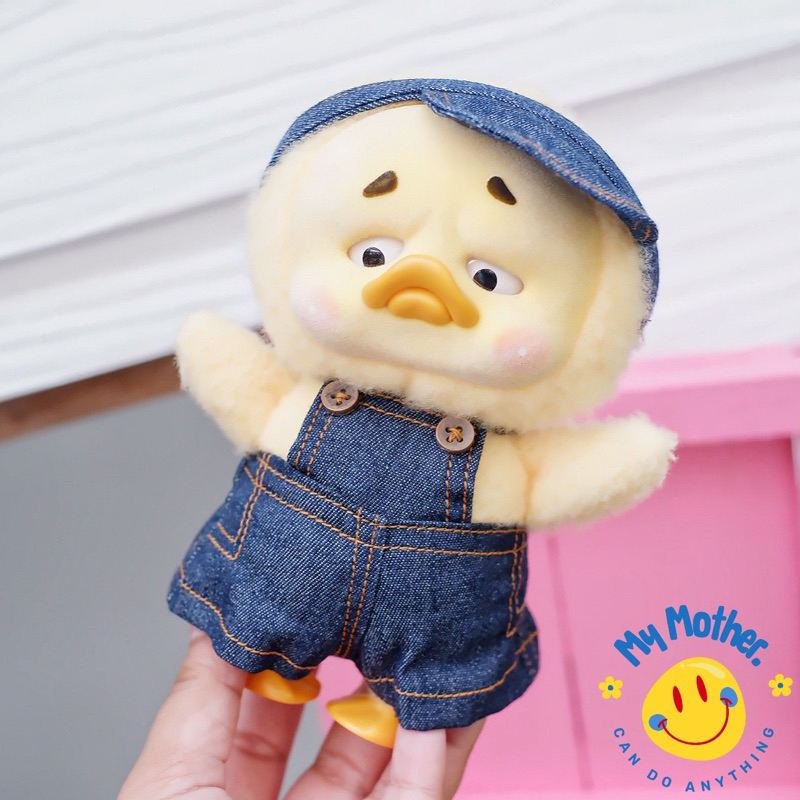 (พร้อมส่ง ) ชุด UPSET DUCK ชุดเอี๊ยม“กางเกงยีนส์เป็ด” ชุดตุ๊กตาเป็ด
