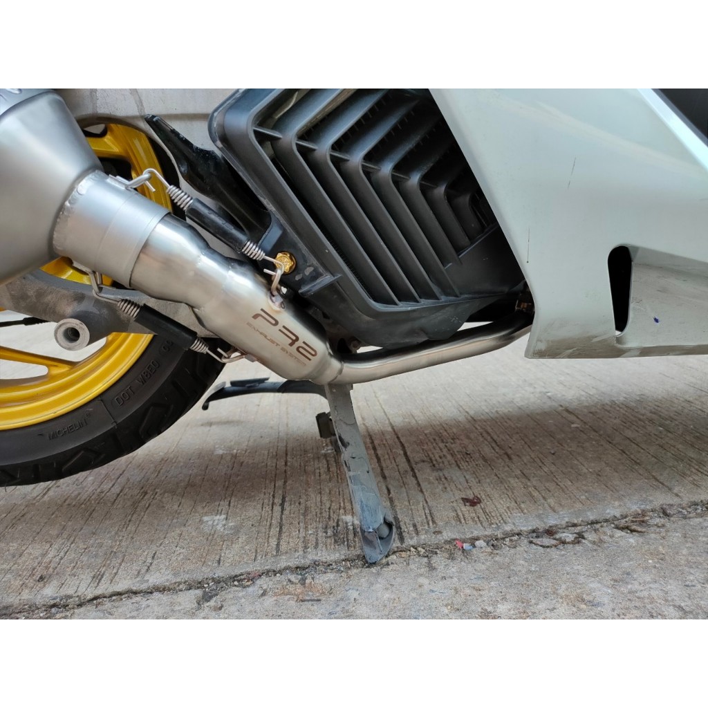 คอท่อฟูล สแตนเลสบอม ใส่รถ HONDA ADV160 PCX160 CLICK160