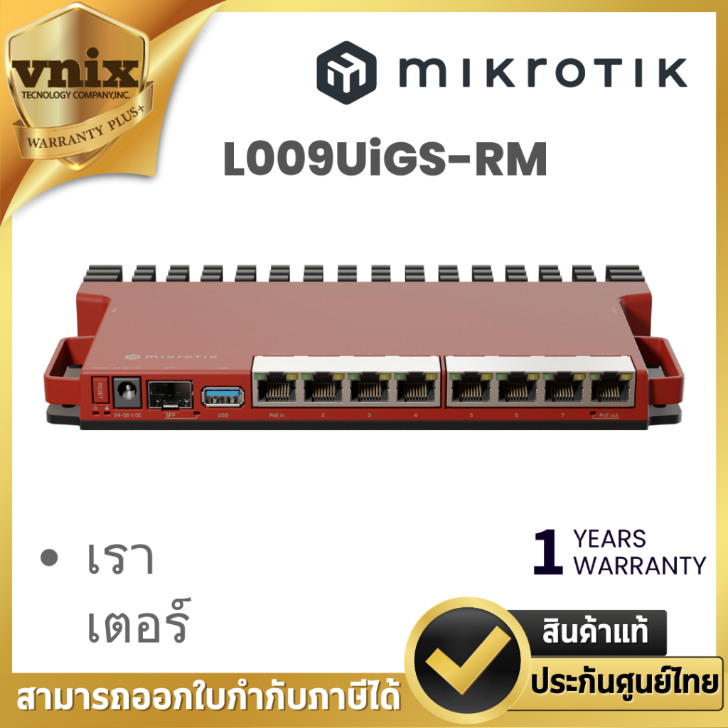 Mikrotik L009UiGS-RM เราเตอร์ By Vnix Group