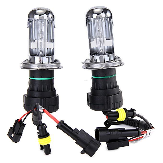 bkk_xenon ไฟหน้ารถยนต์ XENON HID เฉพาะหลอดไฟ มีขั้วH4 H-L มีค่าสี 4300K 6000K 8000K 10000K 12000K 1คู่