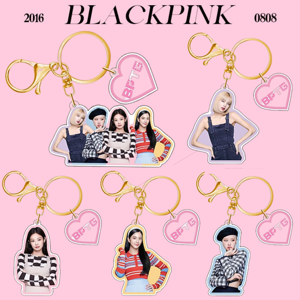 1 แถม 1 พวงกุญแจอะคลิลิคใส Blackpink BPTG