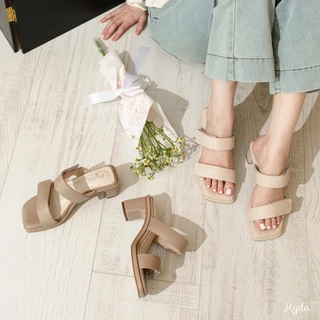 Kyda รุ่น Jolie 👡 ปรับสายได้ บุนุ่มสบายเข้าได้กับทุกหน้าเท้า ส้นสูง 2.5 นิ้ว ใส่ง่ายสบายเท้า