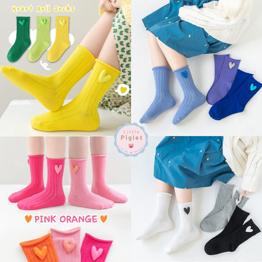 Little Piglet พร้อมส่ง ถุงเท้าเด็กหญิง น่ารัก สไตล์เกาหลี ผ้านุ่ม 3-12 ปี