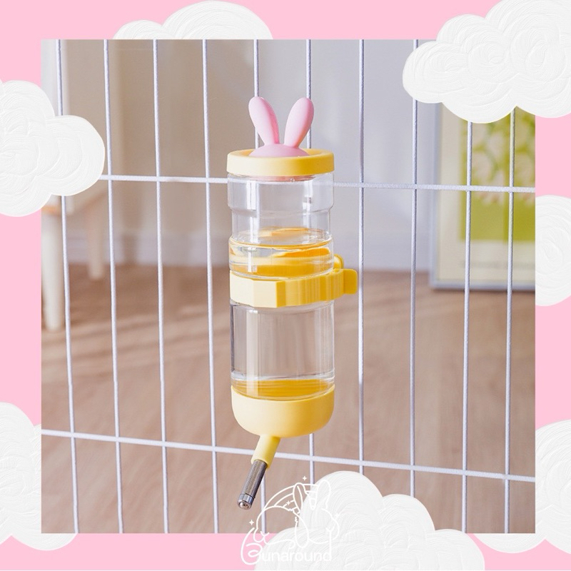 Bunaround - ขวดน้ำหูกระต่าย สำหรับสัตว์เลี้ยงขนาดเล็ก