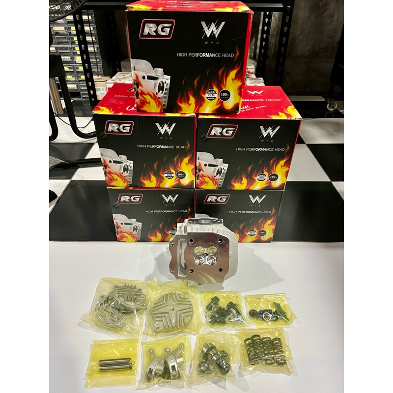 ฝา 4 วาล์ว 57/18/21 & 59/19/22Wave 125 S/R/I /เวฟ 125ปลาวาฬ/MSX/Dream 125 จิกเบ้า 57 พร้อมเซ็ทหลังวา