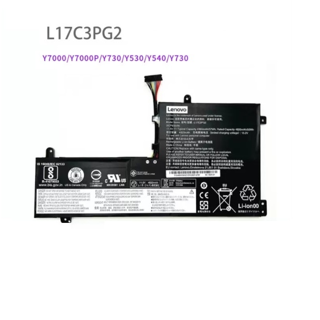 Lenovo Y7000 Y7000P Legion Y530-15ICH , L17C3PG1 L17L3PG1 L17M3PG1 L17C3PG2 L17M3PG2 L17M3PG3