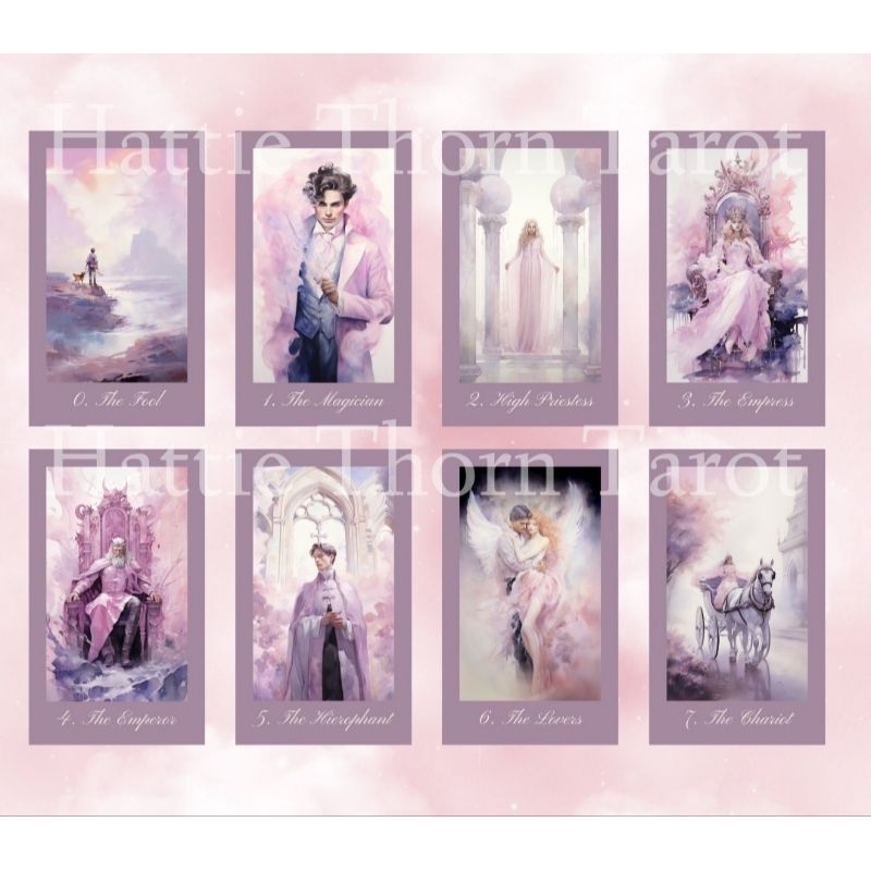Ethereal Romance Tarot ไพ่ยิปซีแท้ ไพ่ยิปซี ไพ่ทาโร่ต์ ไพ่ออราเคิล Tarot deck