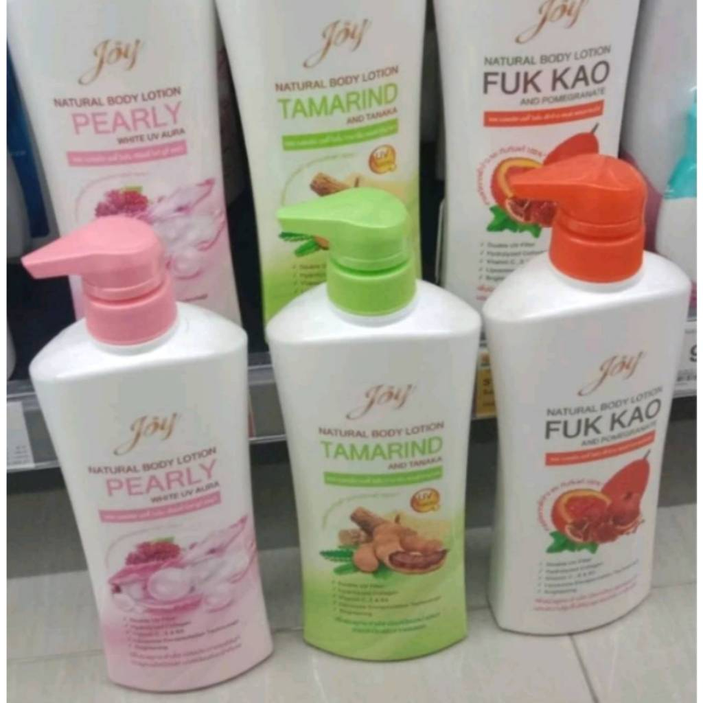 JOY  NATURAL BODY LOTION จอย เนเชอรัล บอดี้ โลชั่น ขนาด 400 มล. มี 3 สูตร