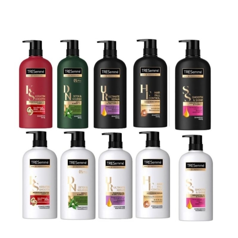 แชมพูเทรซาเม่ ขนาด 380-450 ml. ครีมนวดผมเทรซาเม่ ขนาด 380-400 ml. เลือกสูตรด้านใน
