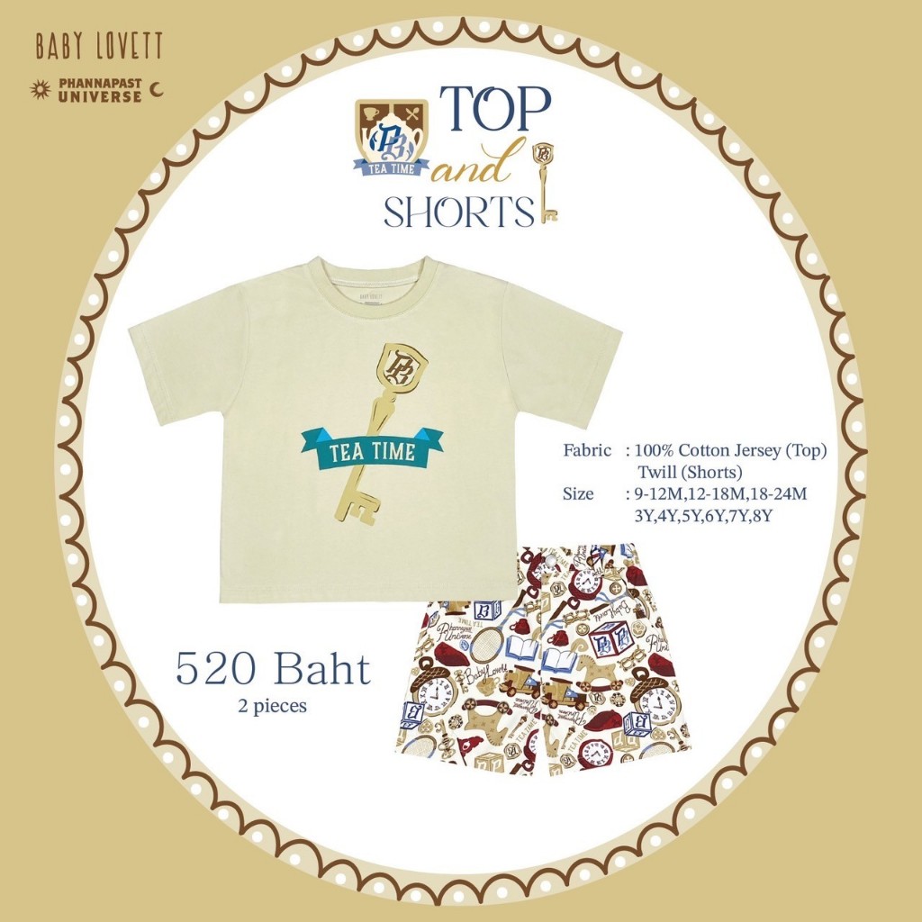 29 Tea Time - Top and Shorts
