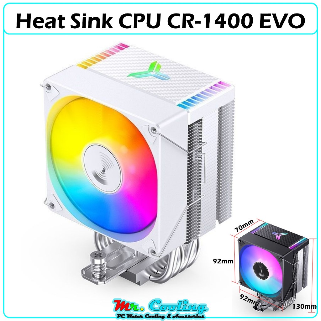 CR-1400 Evo CPU Cooler ฮีทซิงค์ระบายความร้อนCPU รองรับ intelและAMD ระบบไฟ 5vARGB และ Auto RGB