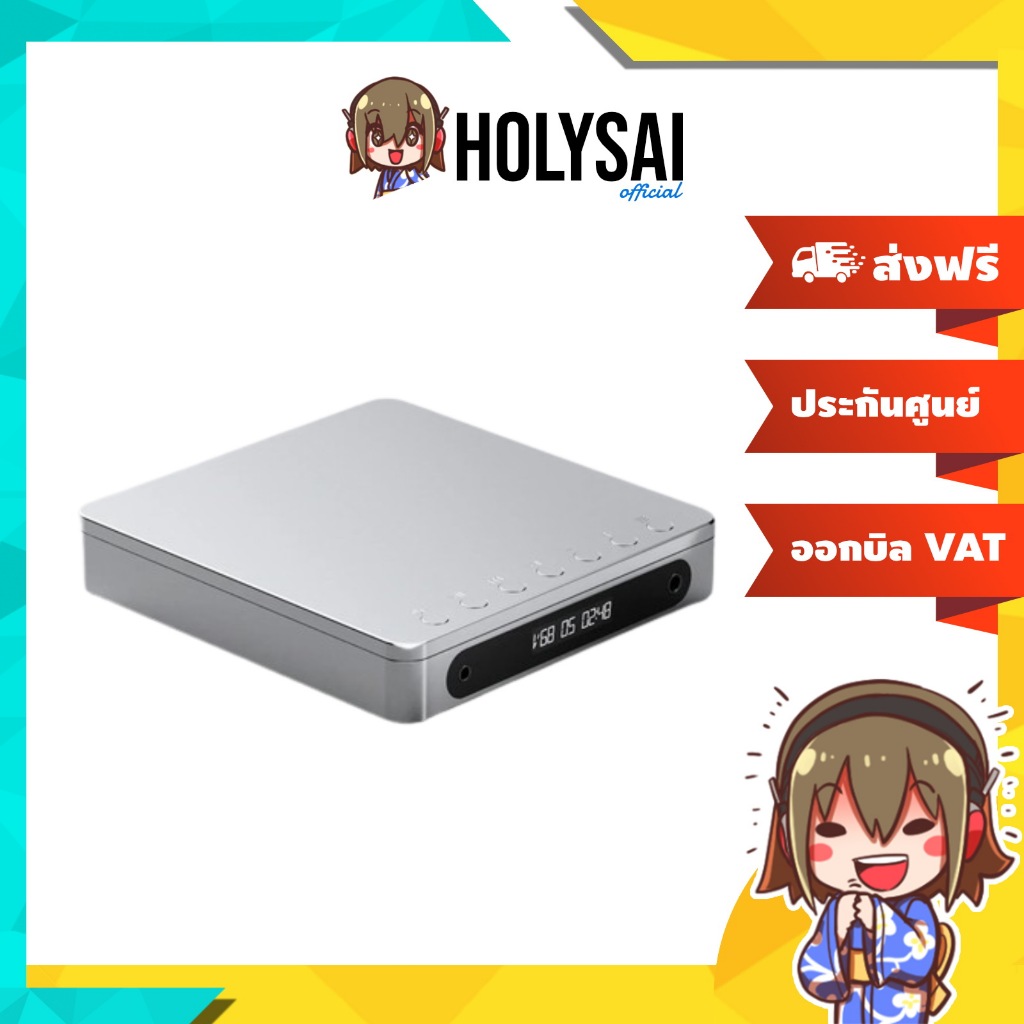 FiiO DM13 เครื่องเล่น CD รุ่นแรก หน้าจอแสดงผล ปุ่มควบคุมการเล่น ช่องเสียบหูฟัง ประกันศูนย์ไทย