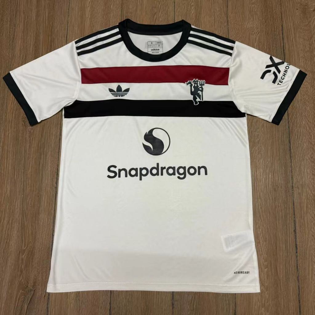 2024-25เสื้อบอล เสื้อผู้ใหญ่ ManU เนื้อผ้าโพลีเอสเตอร์แท้ เกรดแฟนบอล AAA