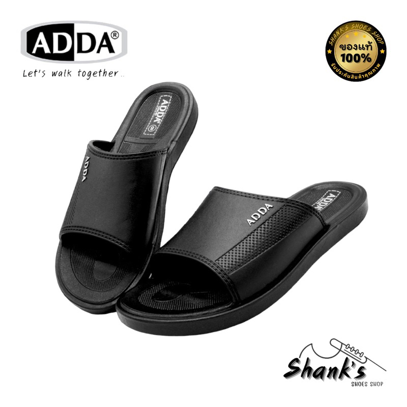 ของแท้ %ส่งไว ADDA รองเท้าแตะผู้ชาย PVCแอร์โบว์ รุ่น 12Y01 Size 7-10
