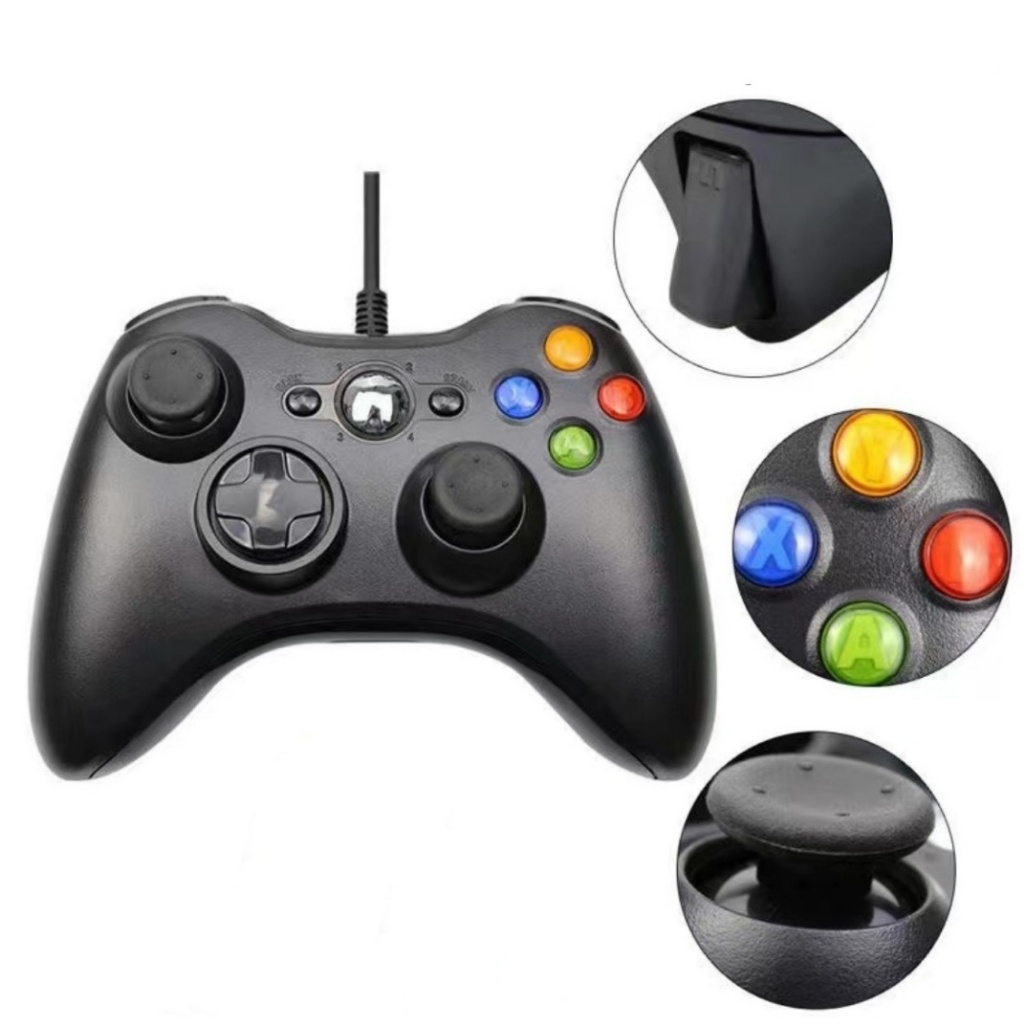 JOY XBOX 360 จอยเกมส์ PC จอย USB For PC XBOX 360 joystick