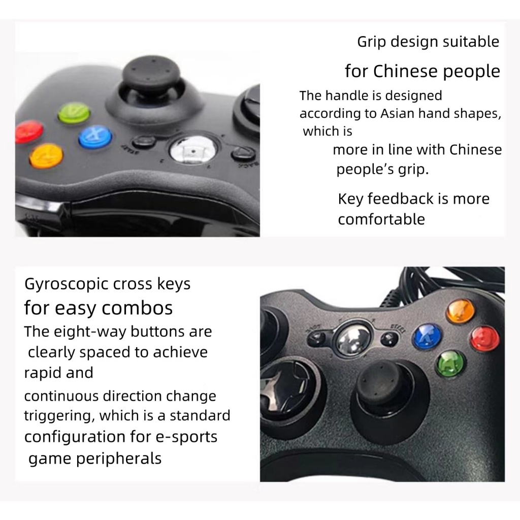 JOY XBOX 360 จอยเกมส์ PC จอย USB For PC XBOX 360 joystick