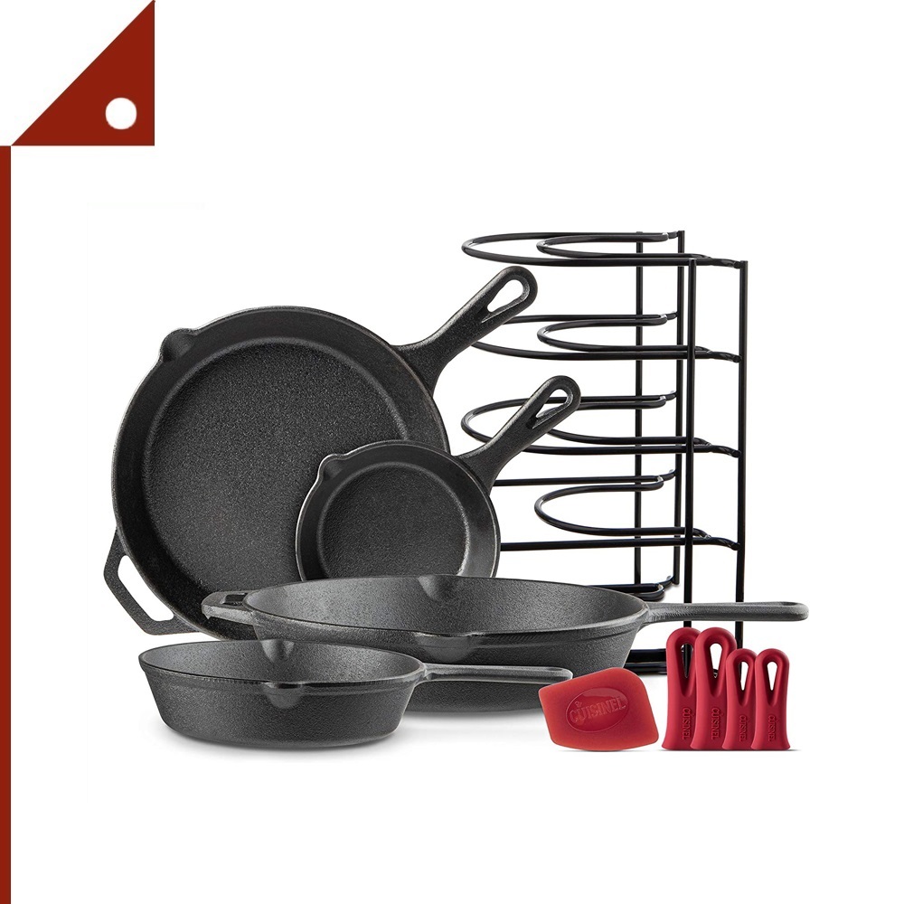 Cuisinel : CNLAMZ001* กระทะ Cast Iron Skillet Set