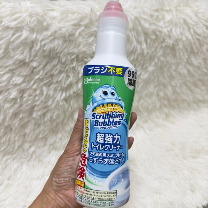 พร้อมส่ง น้ำยาล้างห้องน้ำ แบบไม่ต้องขัด Scrubbing Bubbles 400g #ขวดขาวเขียว/ฝาใส (440) SC Johnson