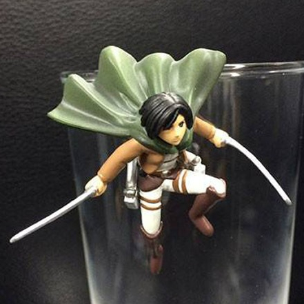 Max Limited : Mikasa - Attack on Titan - Attack on Titan Mini Figure with Plastic Tumbler - งานแท้ ม