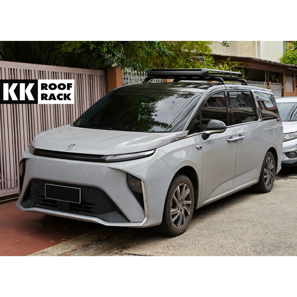 แร็คหลังคา ถาดอลูมิเนียม MG Maxus 9 ของใหม่ ไม่เจาะหลังคา Maxus9 [B1-XL]