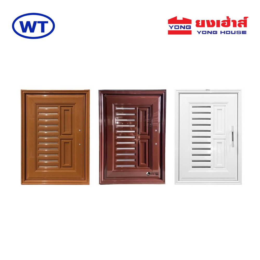WT บานซิงค์เดี่ยว UPVC รุ่น VC บานซิงค์ สีสัก สีน้ำตาล สีขาว 46X66X10 CM (2 ชิ้น/1 คำสั่งซื้อ)
