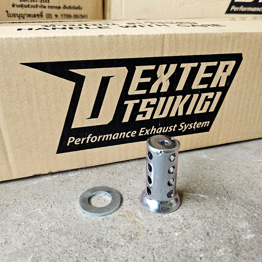 ท่อผ่า มอก. DEXTER FINN115i 2020-2025 คอเลส คอ25ออก32 จุก 32 มิล แถมจุกลดเสียง ราคา ถูกที่สุด ดีลบีเคเค แกลเลอรีภาพที่ 7