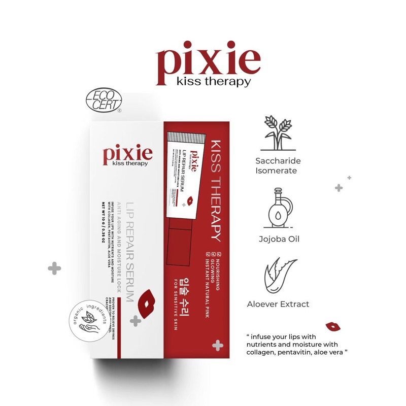 (ลด 50% ในไลฟ์)❤️‍  ลิปพิกซี่ Pixie lip repair serum ลิปบาล์ม ลิปบำรุง  ลิปแก้ปากคล้ำ ปากนุ่มอมชมพู ลิปหัวนวดผลักวิตามิน ราคา ถูกที่สุด ดีลบีเคเค แกลเลอรีภาพที่ 5