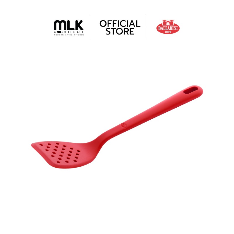 BALLARINI ตะหลิวโปร่งซิลิโคน 31 ซม. รุ่น Rosso สี Red N28000002