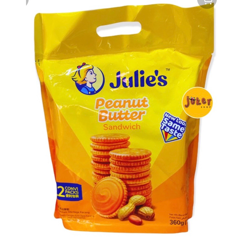 Julie’s เนยถั่ว ถุงใหญ่ 360 กรัม Peanut Butter Sandwich