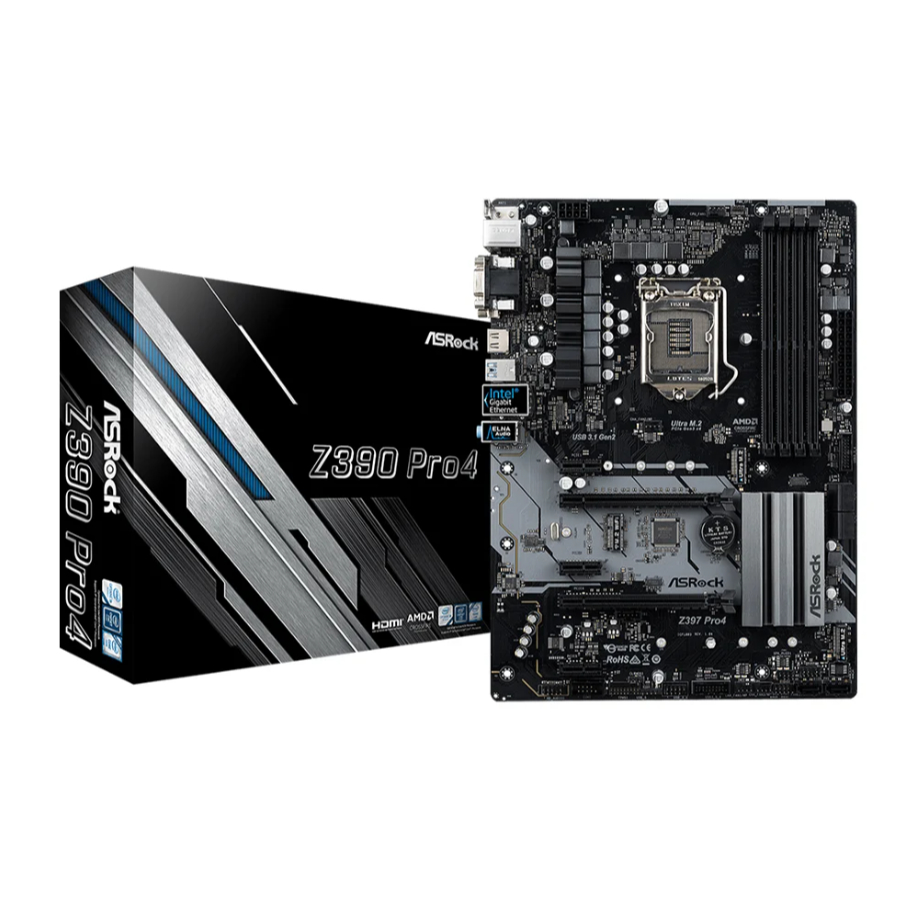 MAINBOARD (เมนบอร์ด) 1151 ASROCK Z390 PRO4