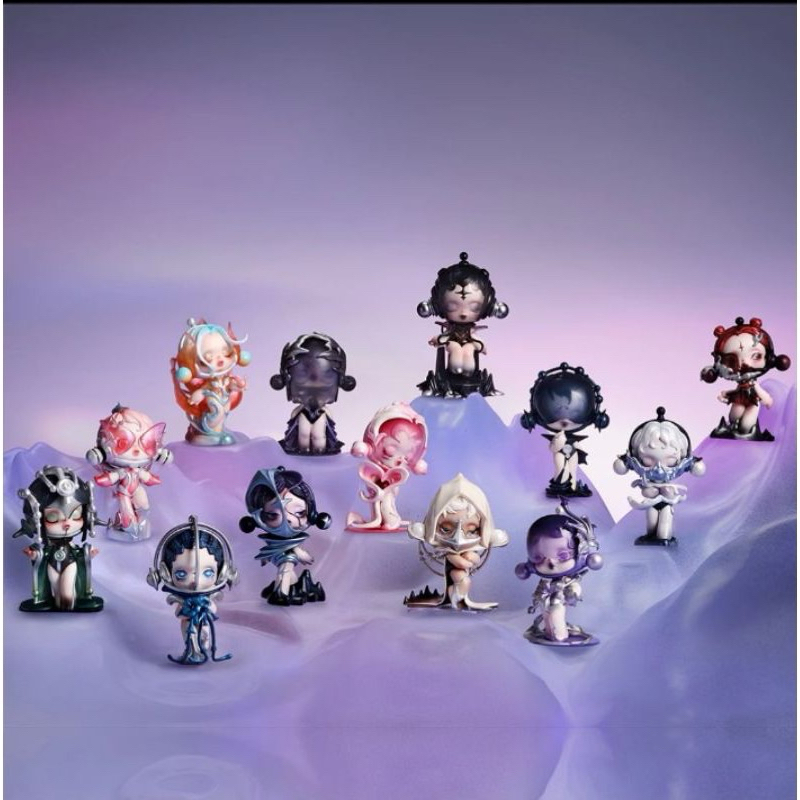 ยกกล่อง ไม่แกะซีล พร้อมส่งในไทย POPMART SKULLPANDA Voice Series Mystery Box